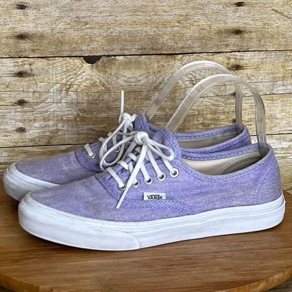 VANS LOW TOP SKATER CASUAL EVERYDAY SIMPLE BASIC CLASSIC SNEAKERS PURPLE GIRLIE - Picture 1 of 12